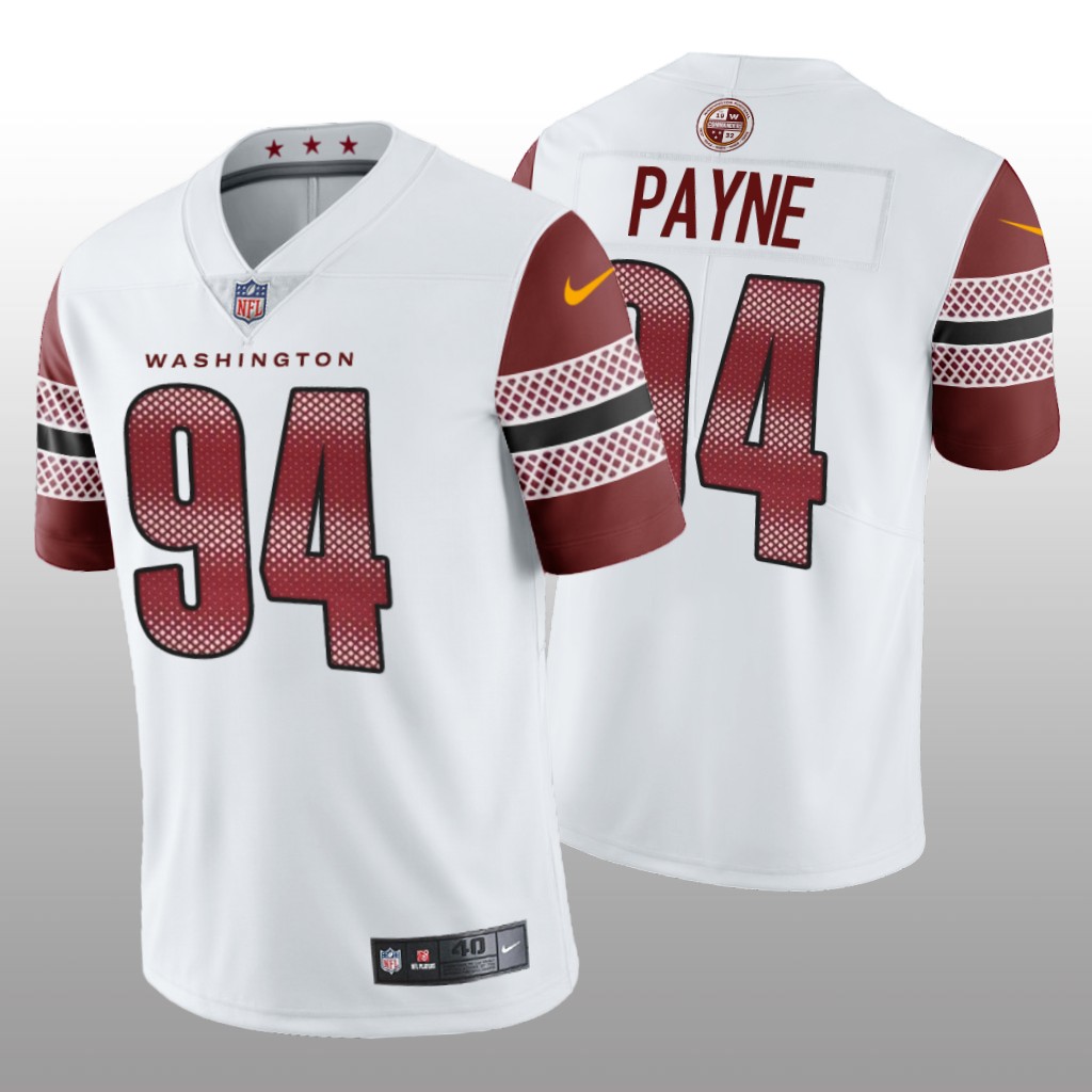 Washington Commanders Da'ron Payne White Jersey Vapor Limited - Men's