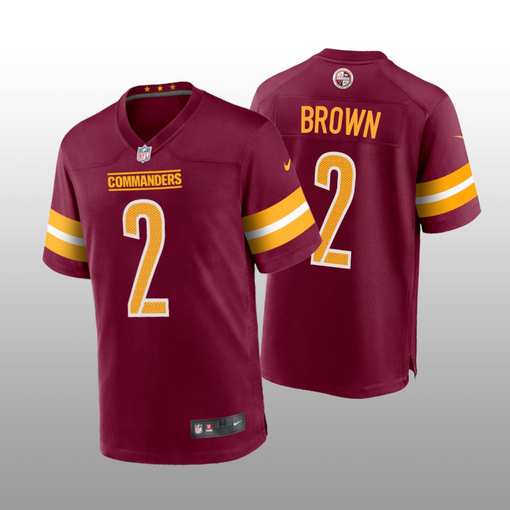 Washington Commanders Dyami Brown Burgundy Gold Jersey Game - Youth