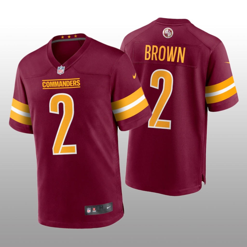 Washington Commanders Dyami Brown Burgundy Jersey Game - Men's