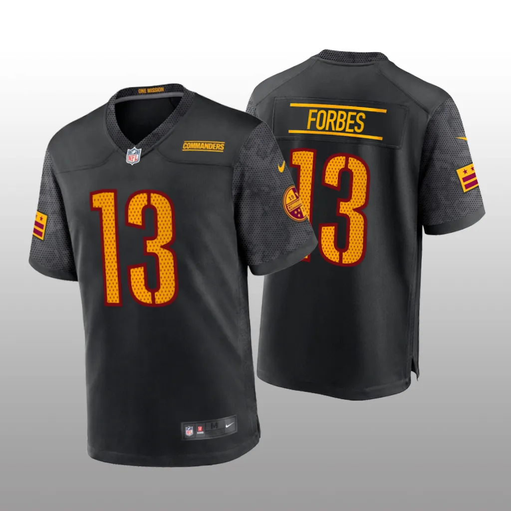 Washington Commanders Emmanuel Forbes Black Jersey Alternate Game - Youth