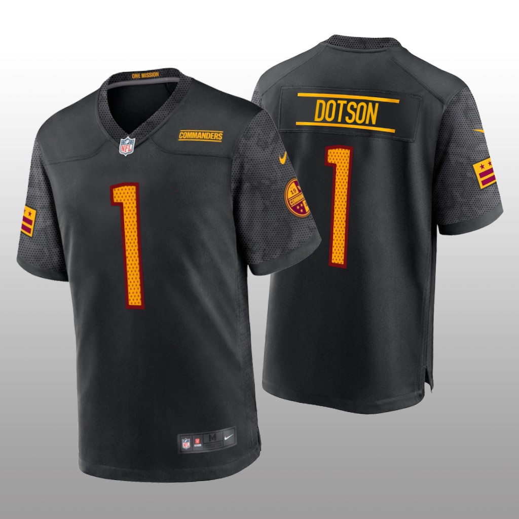 Washington Commanders Jahan Dotson Black Jersey Alternate Game - Men's