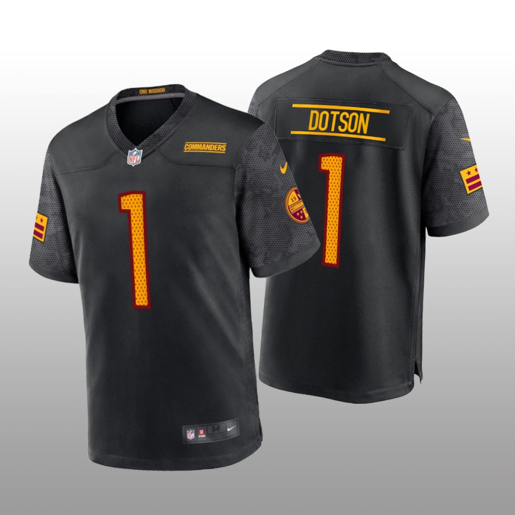 Washington Commanders Jahan Dotson Black Jersey Alternate Game - Youth