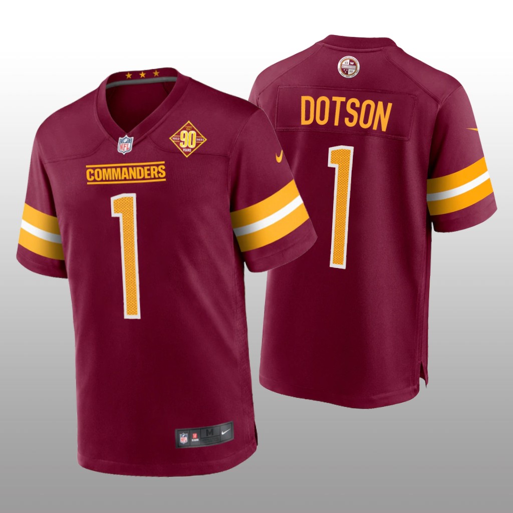Washington Commanders Jahan Dotson Burgundy Game 90th Anniversary - Men's
