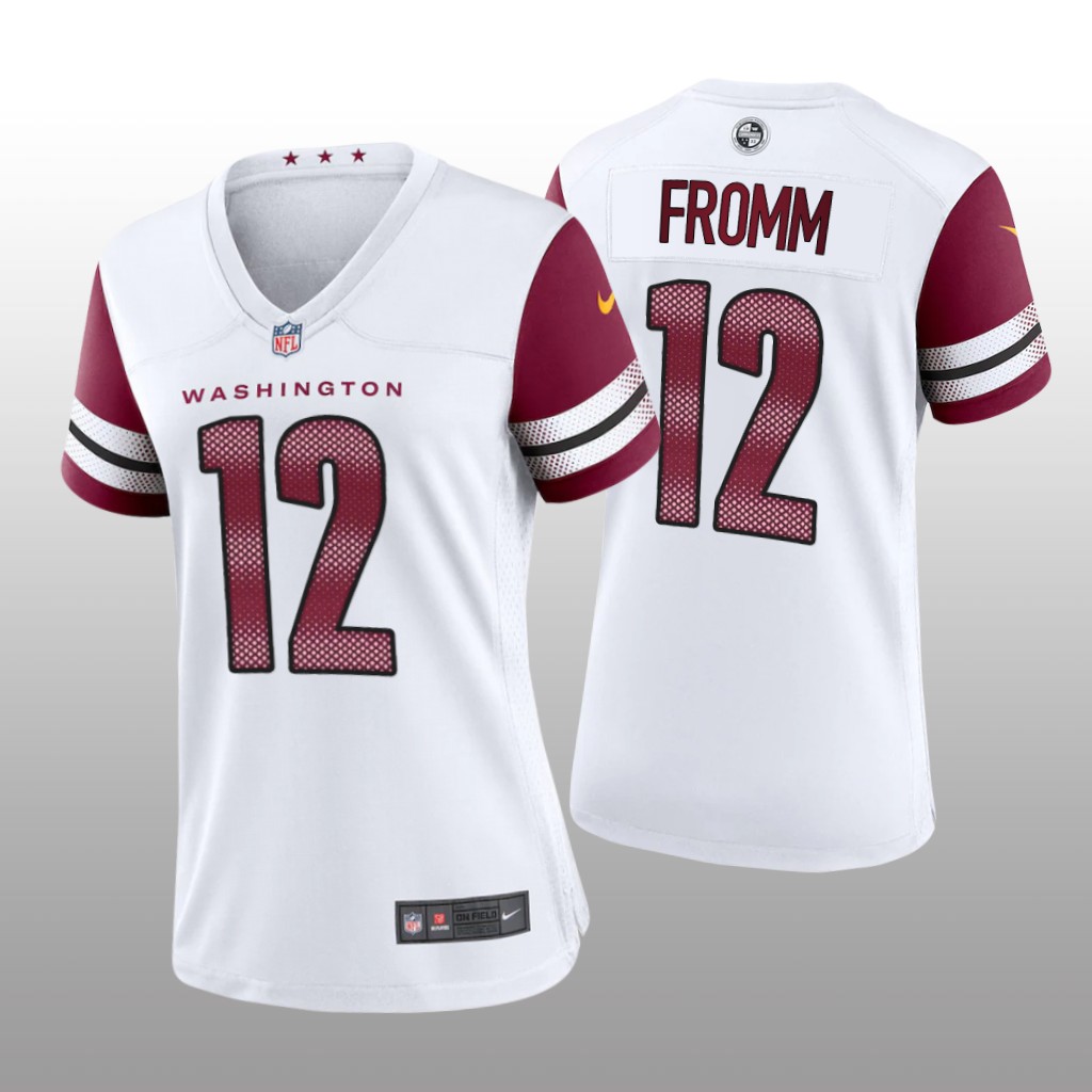 Washington Commanders Jake Fromm White Jersey Game - Women's