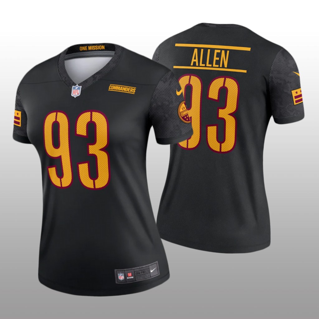 Washington Commanders Jonathan Allen Black Jersey Legend - Women's