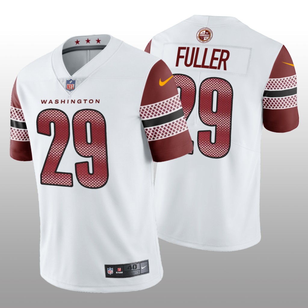 Washington Commanders Kendall Fuller White Jersey Vapor Limited - Men's