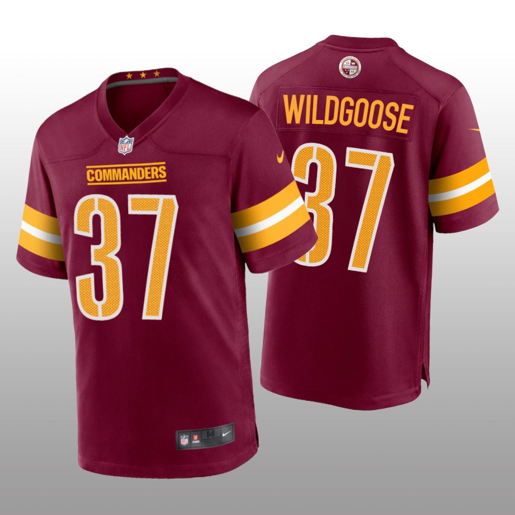 Washington Commanders Rachad Wildgoose Burgundy Jersey Game - Men's