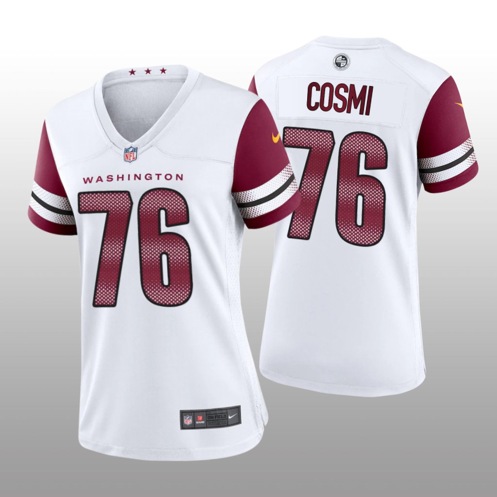 Washington Commanders Samuel Cosmi White Jersey Game - Women's