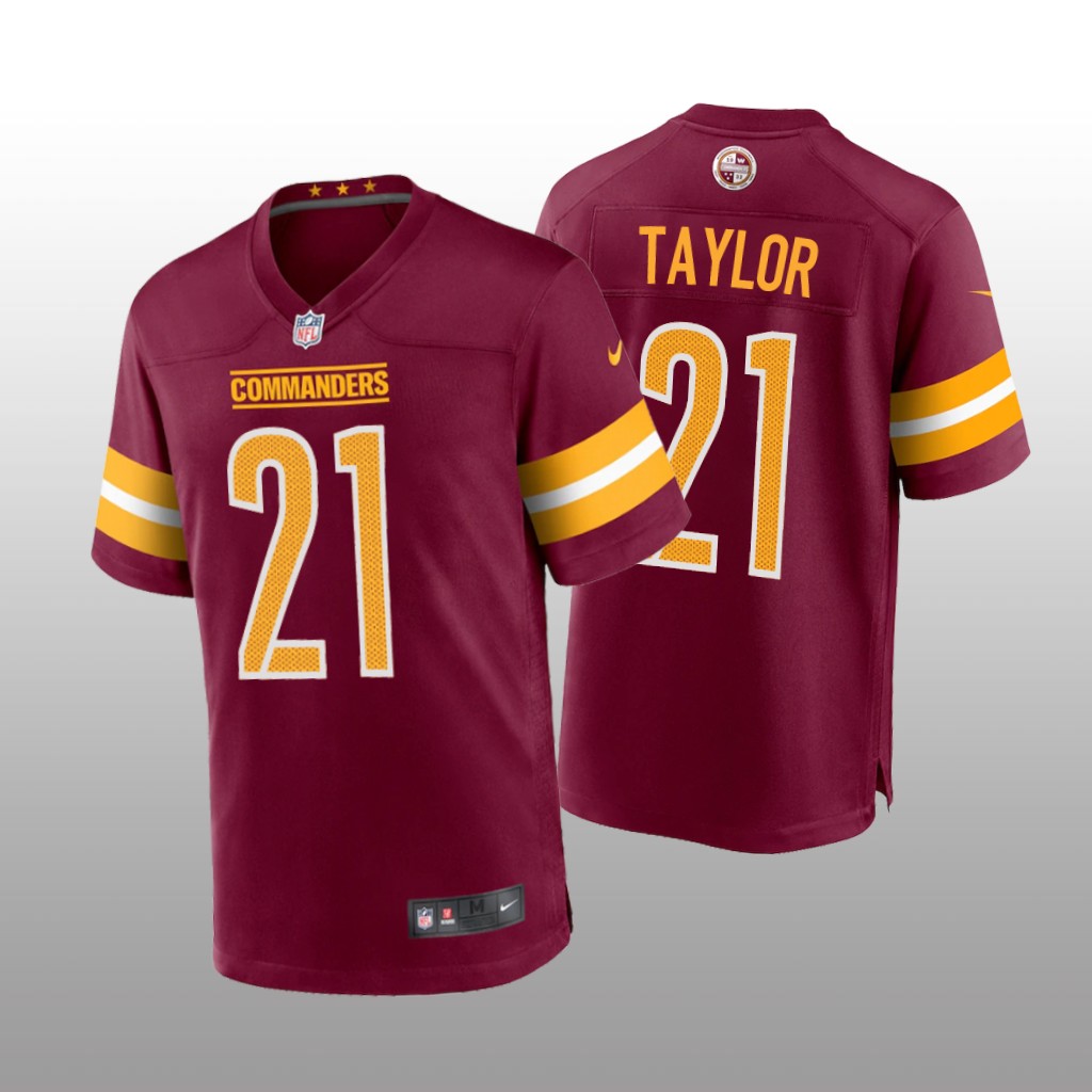 Washington Commanders Sean Taylor Burgundy Gold Jersey Game - Youth