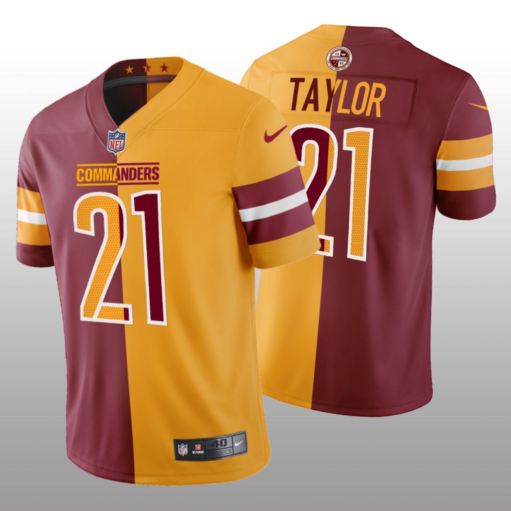 Washington Commanders Sean Taylor Burgundy Gold Split - Men's