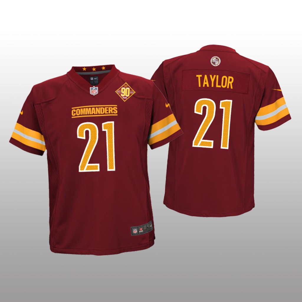 Washington Commanders Sean Taylor Burgundy Jersey 90th Anniversary - Youth