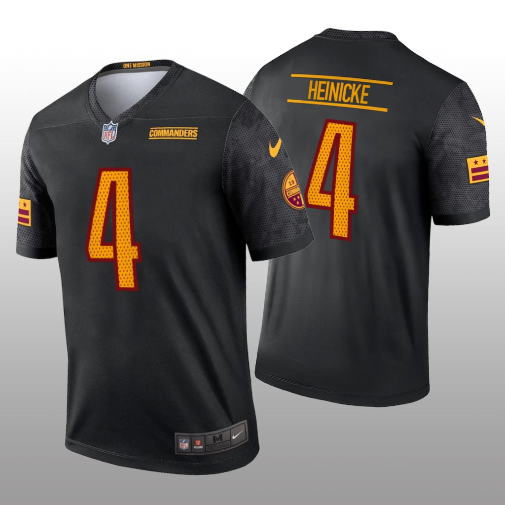 Washington Commanders Taylor Heinicke Black Jersey Alternate Legend - Men's