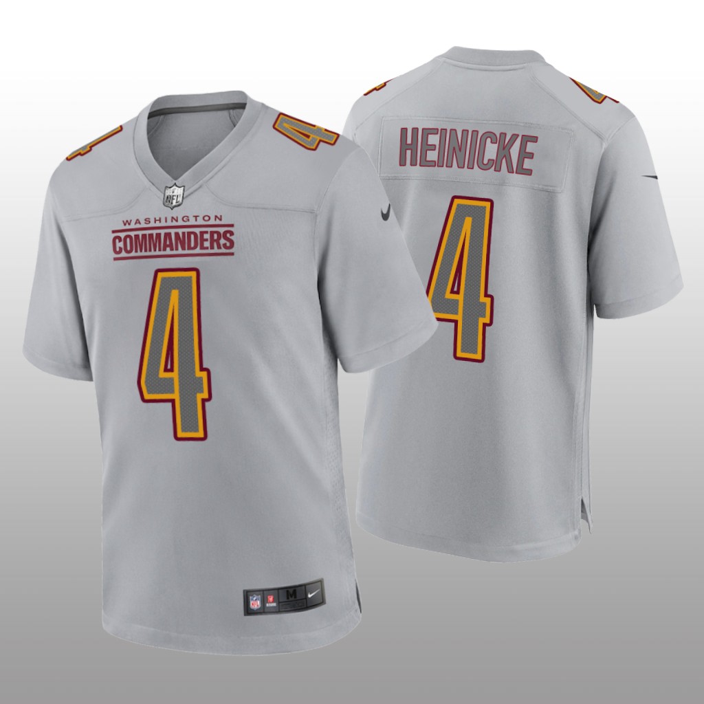 Washington Commanders Taylor Heinicke Gray Jersey Atmosphere Fashion Game - Men's
