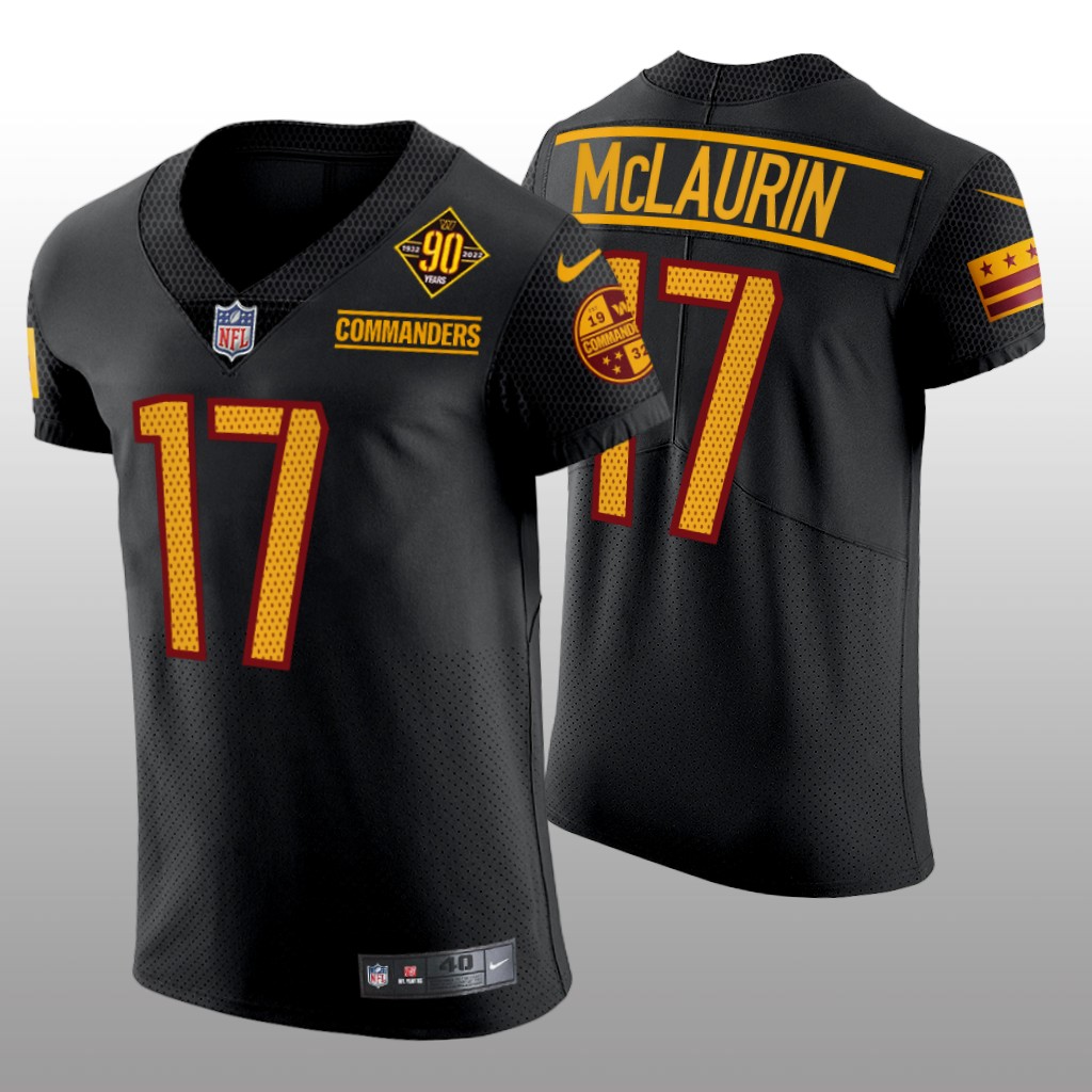 Washington Commanders Terry McLaurin Black Elite 90th Anniversary - Men's