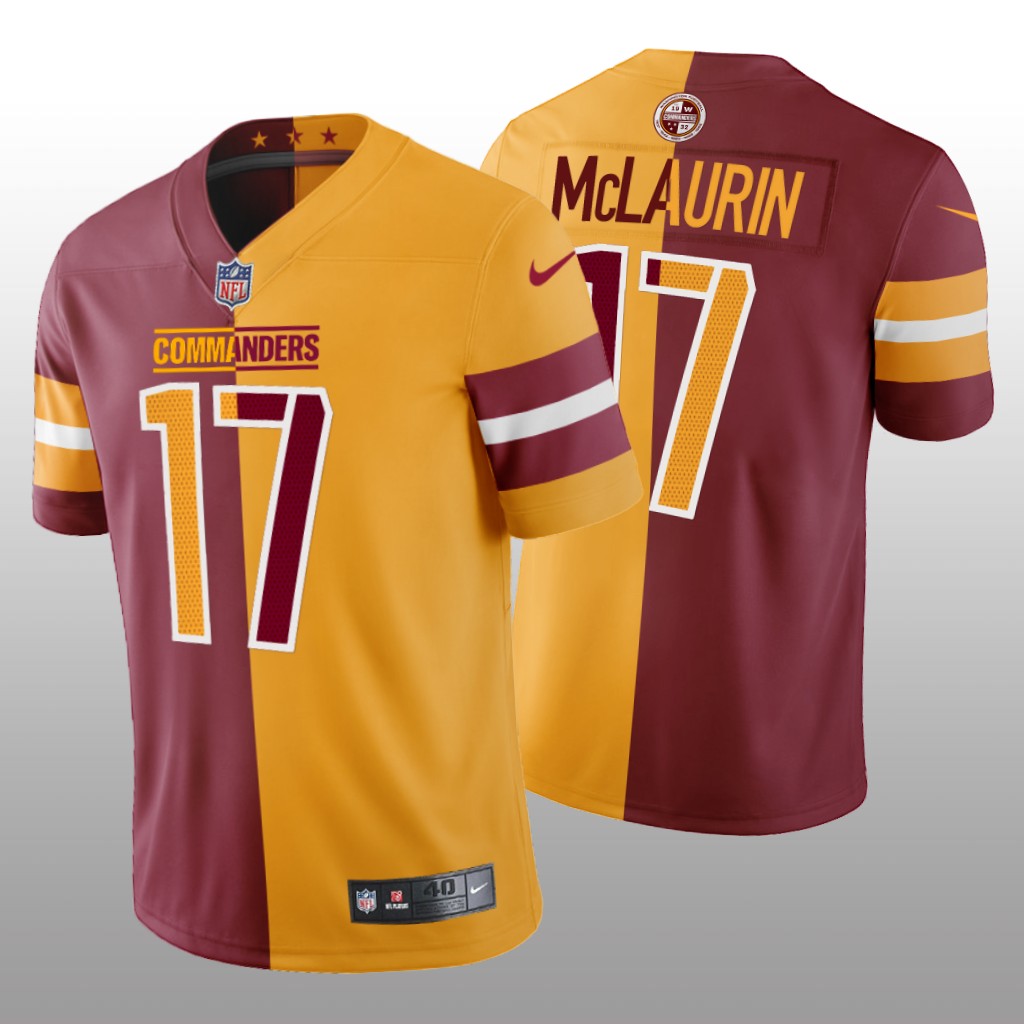 Washington Commanders Terry McLaurin Burgundy Gold Split - Men's