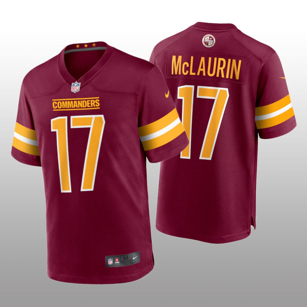 Washington Commanders Terry McLaurin Burgundy Jersey Game - Youth