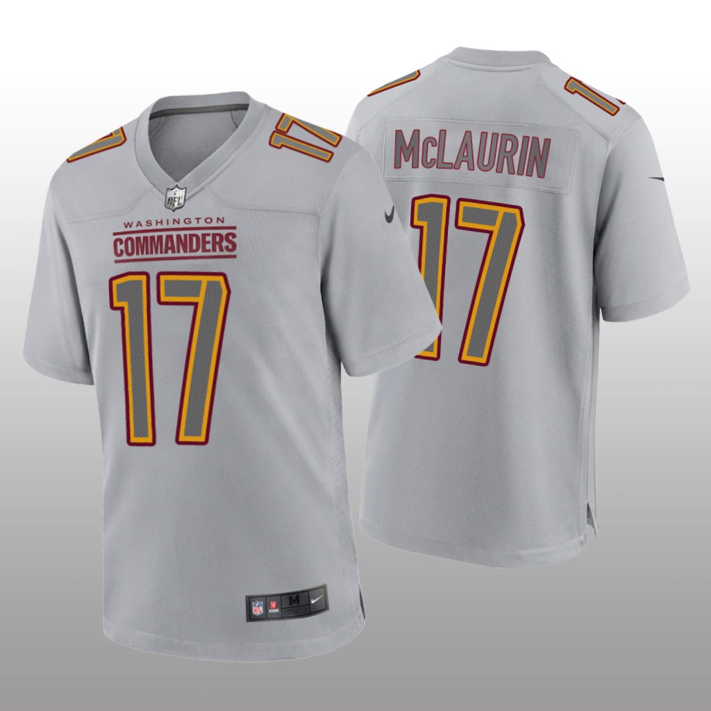 Washington Commanders Terry McLaurin Gray Jersey Atmosphere Fashion Game - Men's