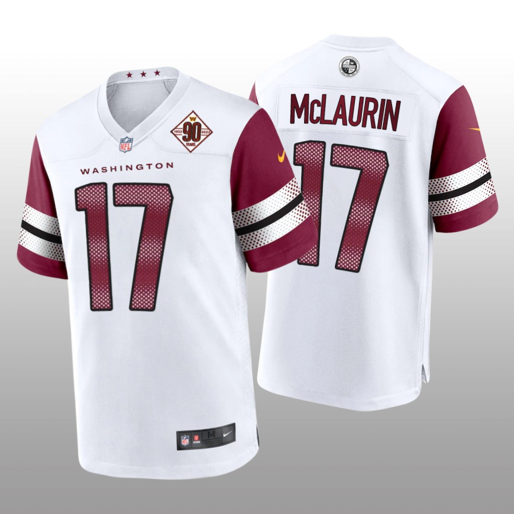 Washington Commanders Terry McLaurin White Game 90th Anniversary - Men's