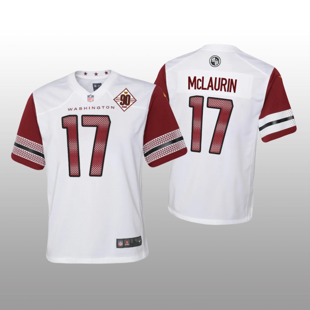 Washington Commanders Terry McLaurin White Jersey 90th Anniversary - Youth