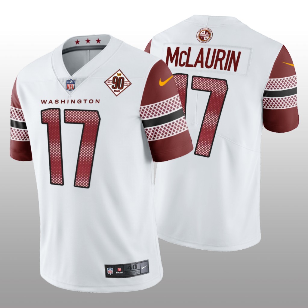 Washington Commanders Terry McLaurin White Limited 90th Anniversary - Men's