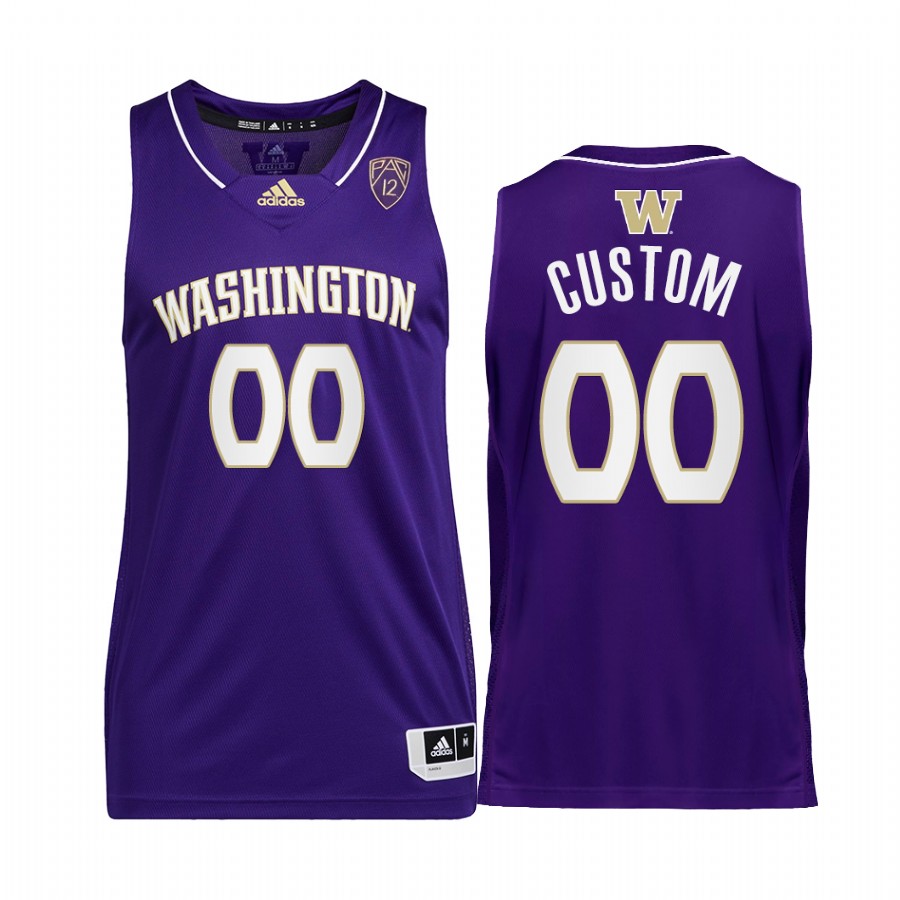 Washington Huskies Custom Jersey 2022 College Purple Uniform