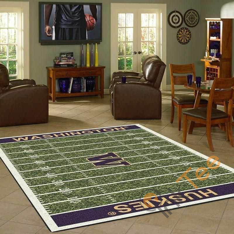 Washington Huskies Home Field Area Rectangle Rug