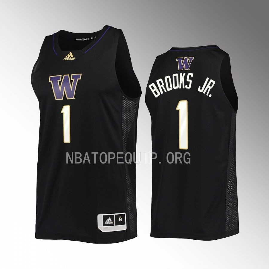 Washington Huskies Keion Brooks Jr. Jersey 2022-23 Swingman Black Uniform