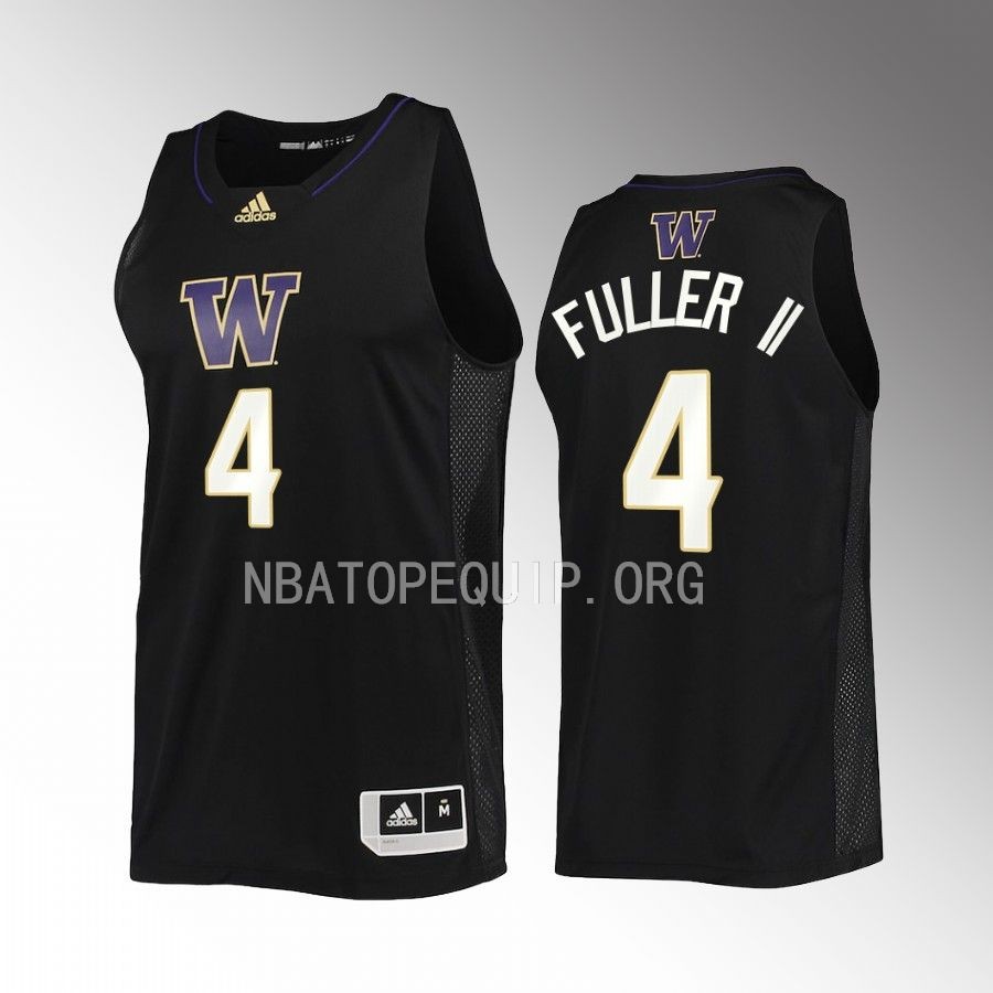 Washington Huskies PJ Fuller Jersey 2022-23 Swingman Black Uniform