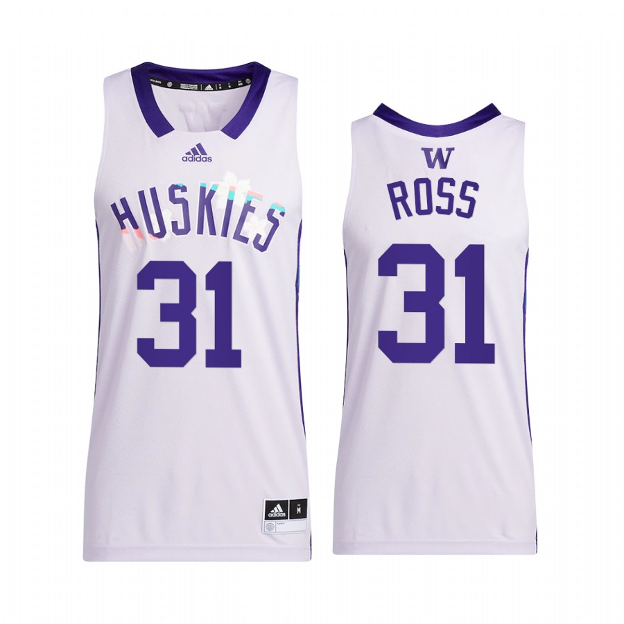 Washington Huskies Terrence Ross Jersey Honoring Black Excellence White Alumni Uniform