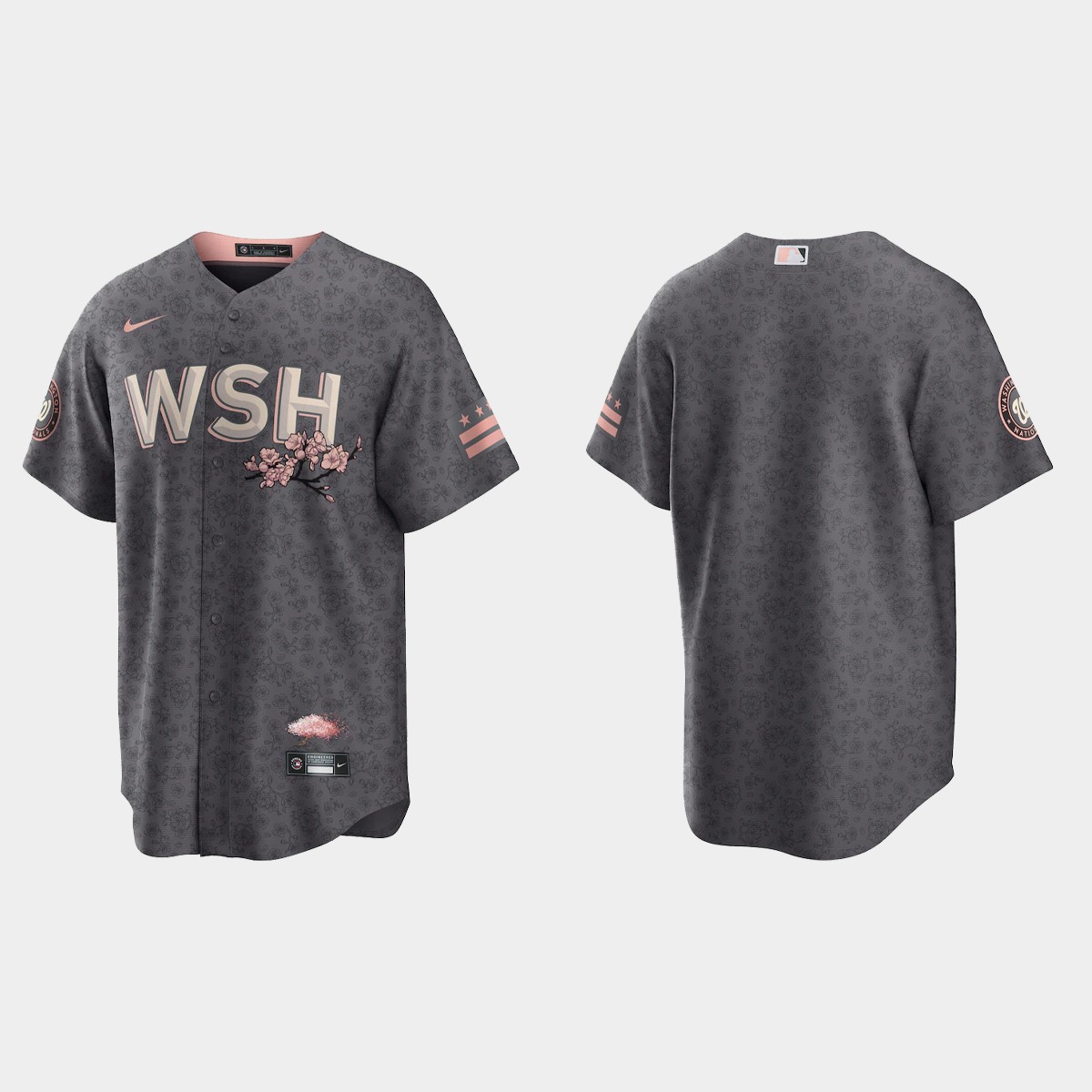 Washington Nationals 2022 City Connect Jersey - Gray