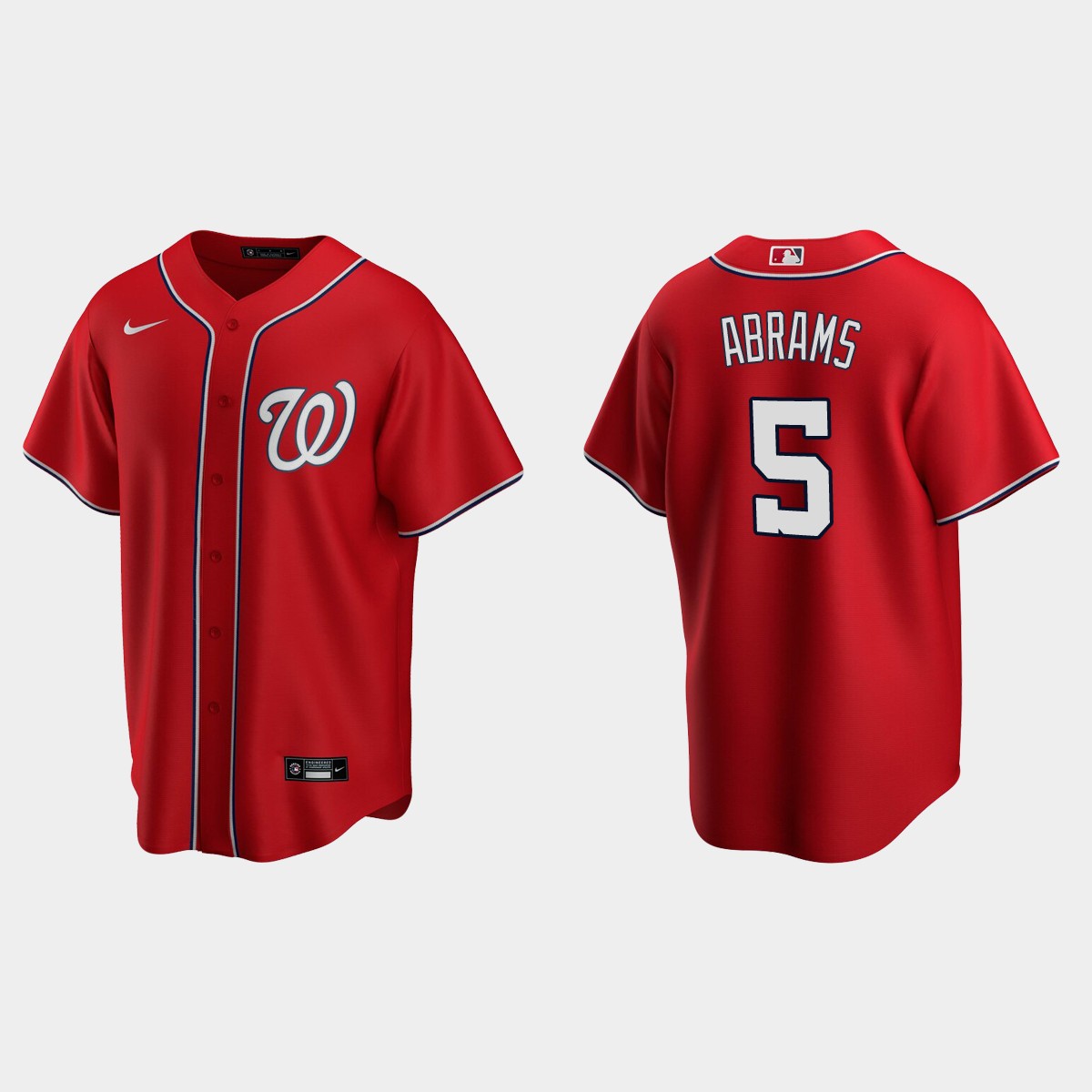 Washington Nationals C.J. Abrams Alternate Jersey - Red