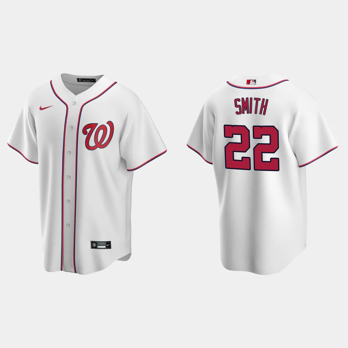 Washington Nationals Dominic Smith Home Jersey - White