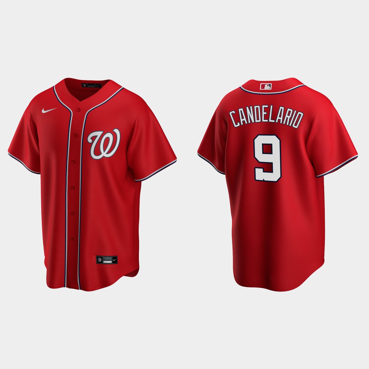 Washington Nationals Jeimer Candelario Alternate Jersey - Red