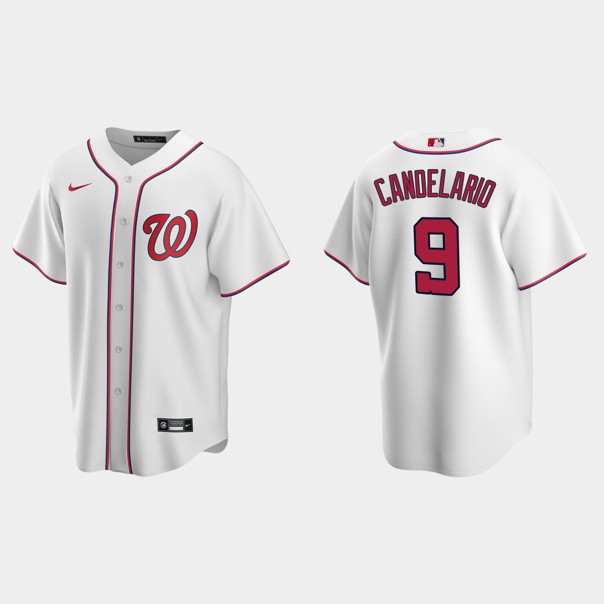 Washington Nationals Jeimer Candelario Home Jersey - White