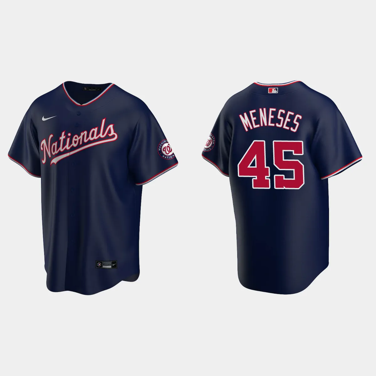 Washington Nationals Joey Meneses Alternate Jersey - Navy