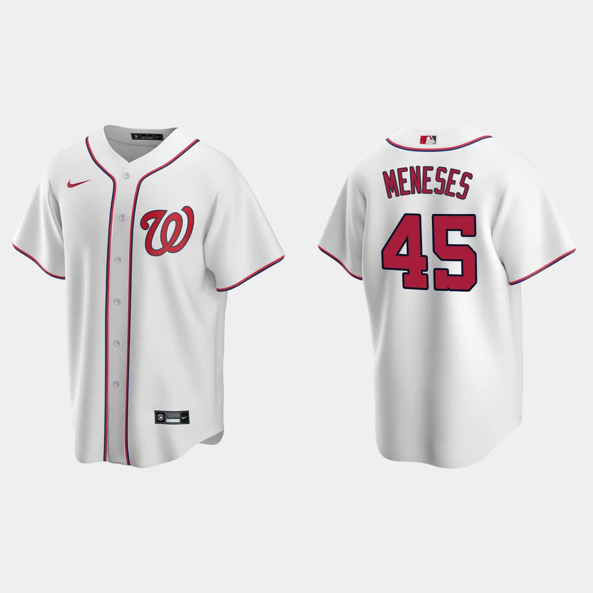 Washington Nationals Joey Meneses Home Jersey - White
