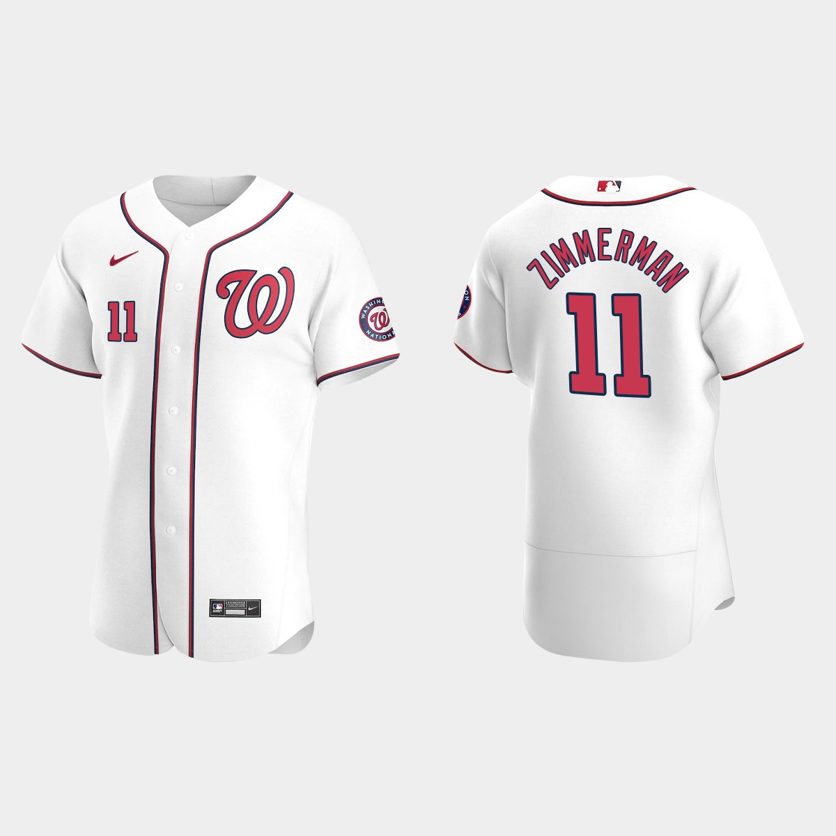 Washington Nationals Ryan Zimmerman #11 White 2020 Home Jersey