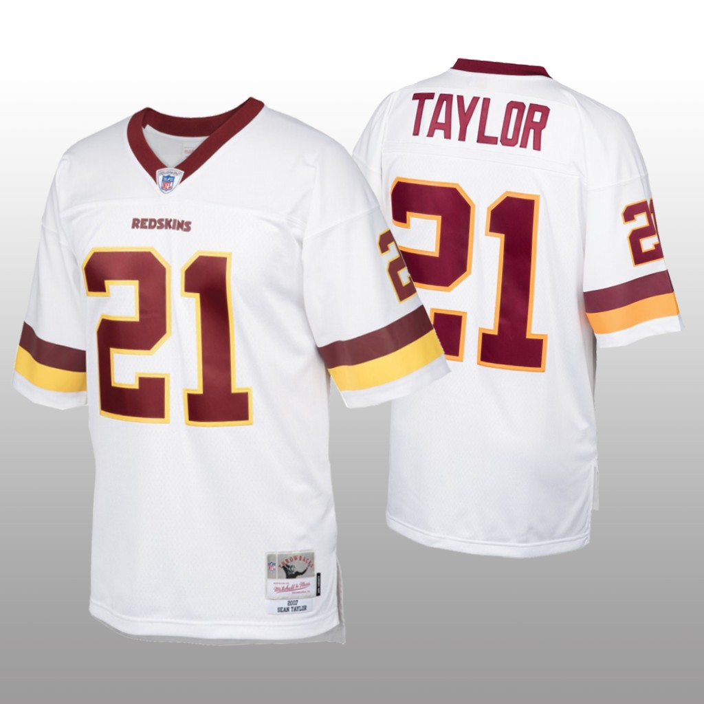 Washington Redskins Sean Taylor Mitchell & Ness White Legacy Jersey - Men's