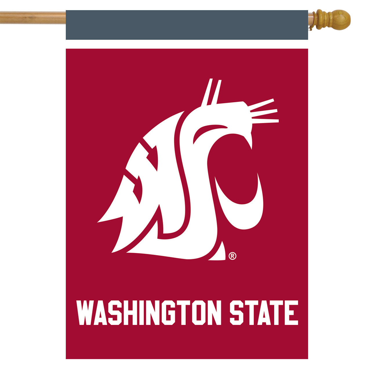 Washington State Cougars NCAA Garden Flag, House Flag