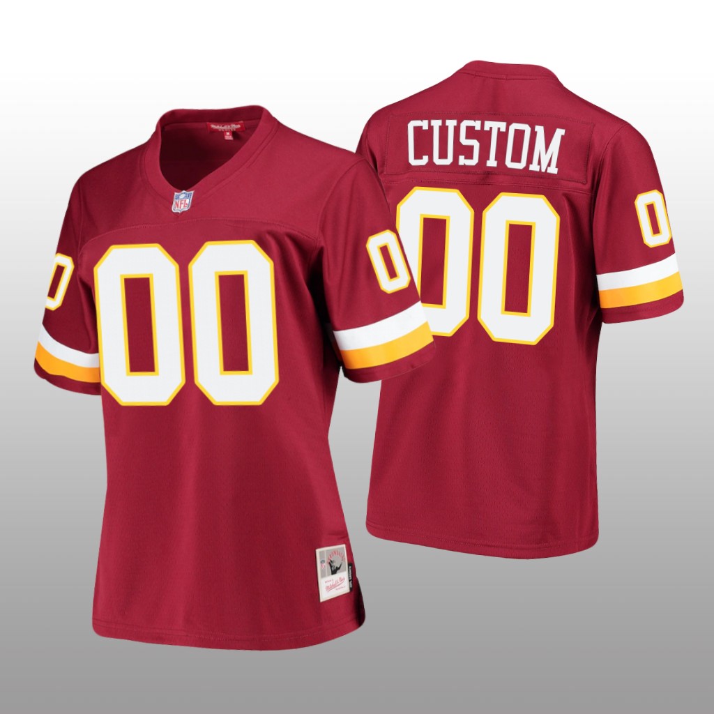 Washington Team Custom Burgundy Jersey Legacy - Women's