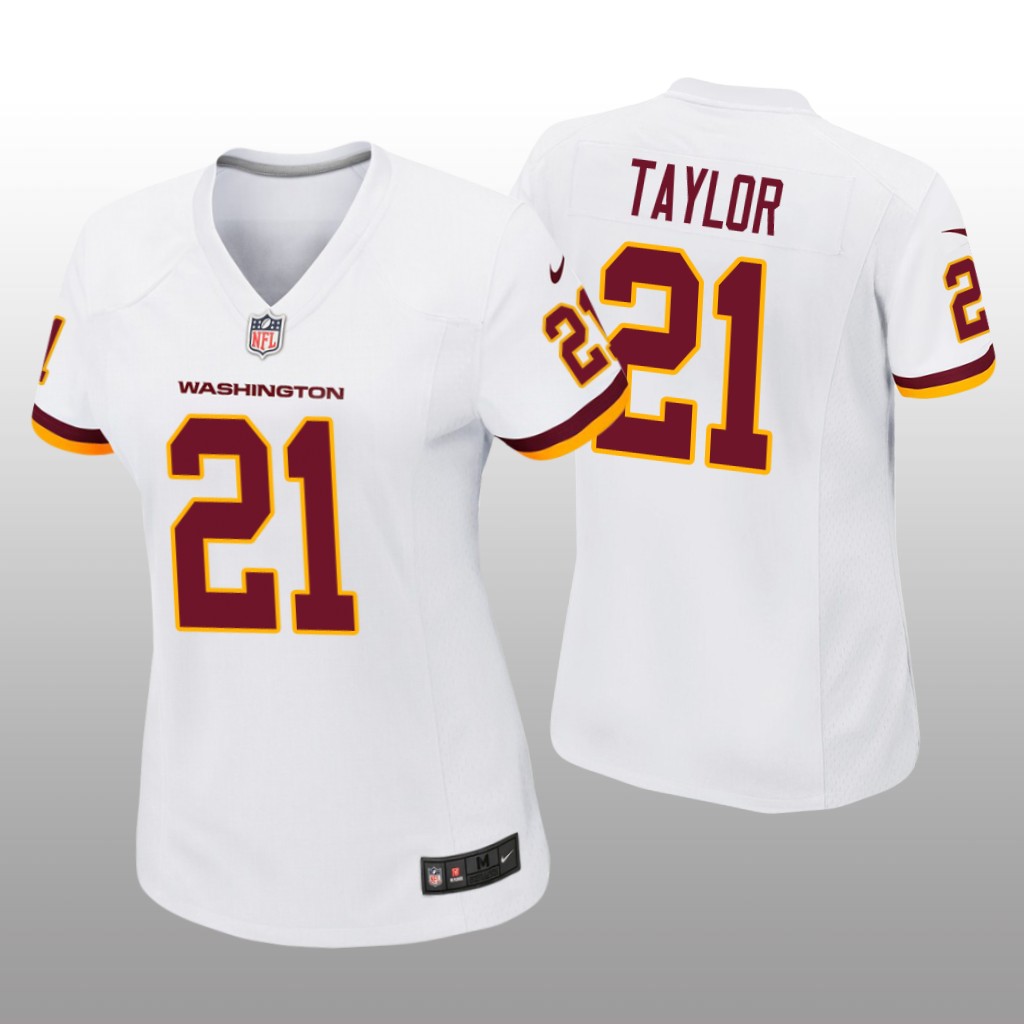 Washington Team Sean Taylor White Jersey Game - Women's