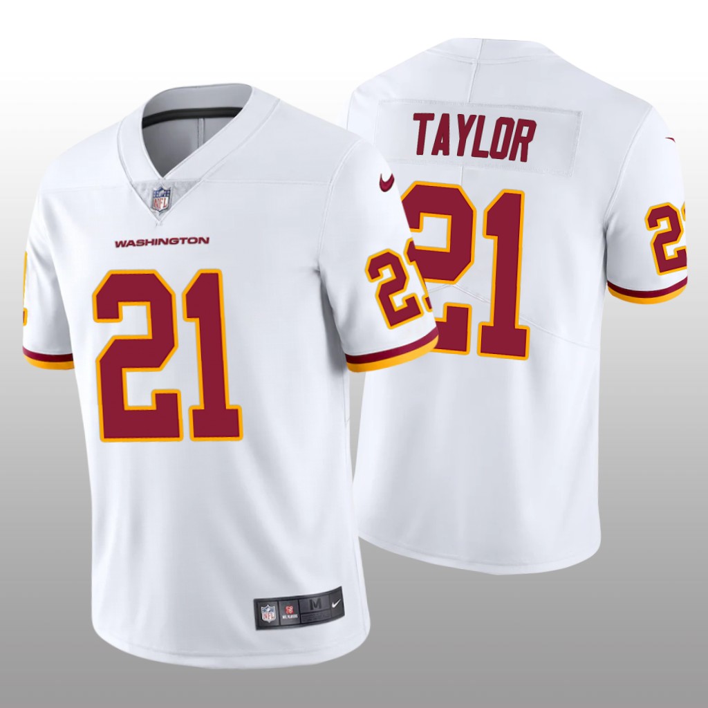 Washington Team Sean Taylor White Jersey Vapor Limited - Men's