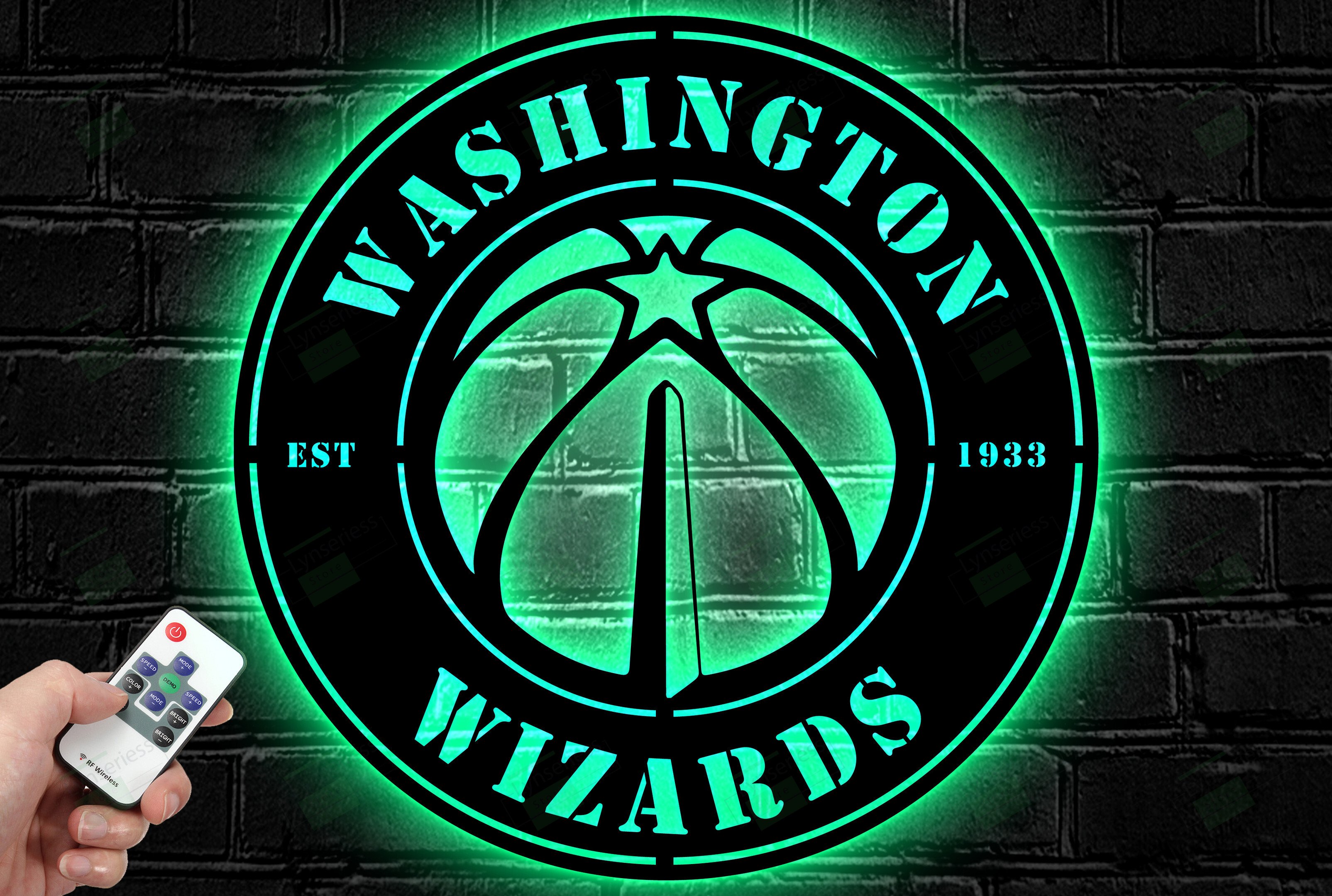 Washington Wizards Metal Sign – Led Light Sign NBA
