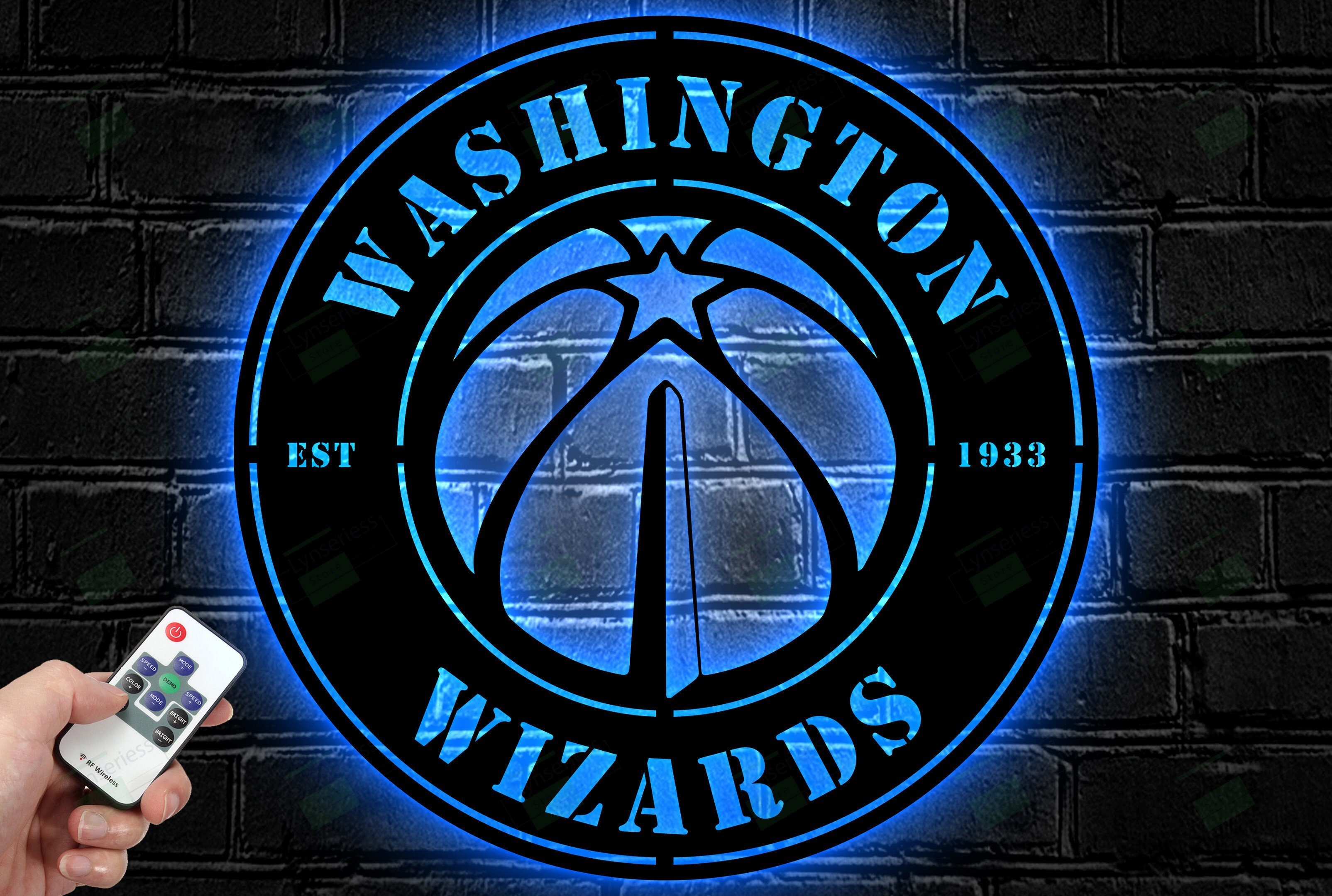 Washington Wizards Metal Sign – Led Light Sign NBA