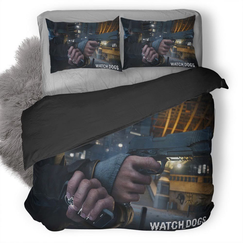 Watch Dogs 11 3D Customized Duvet Cover Bedding Set