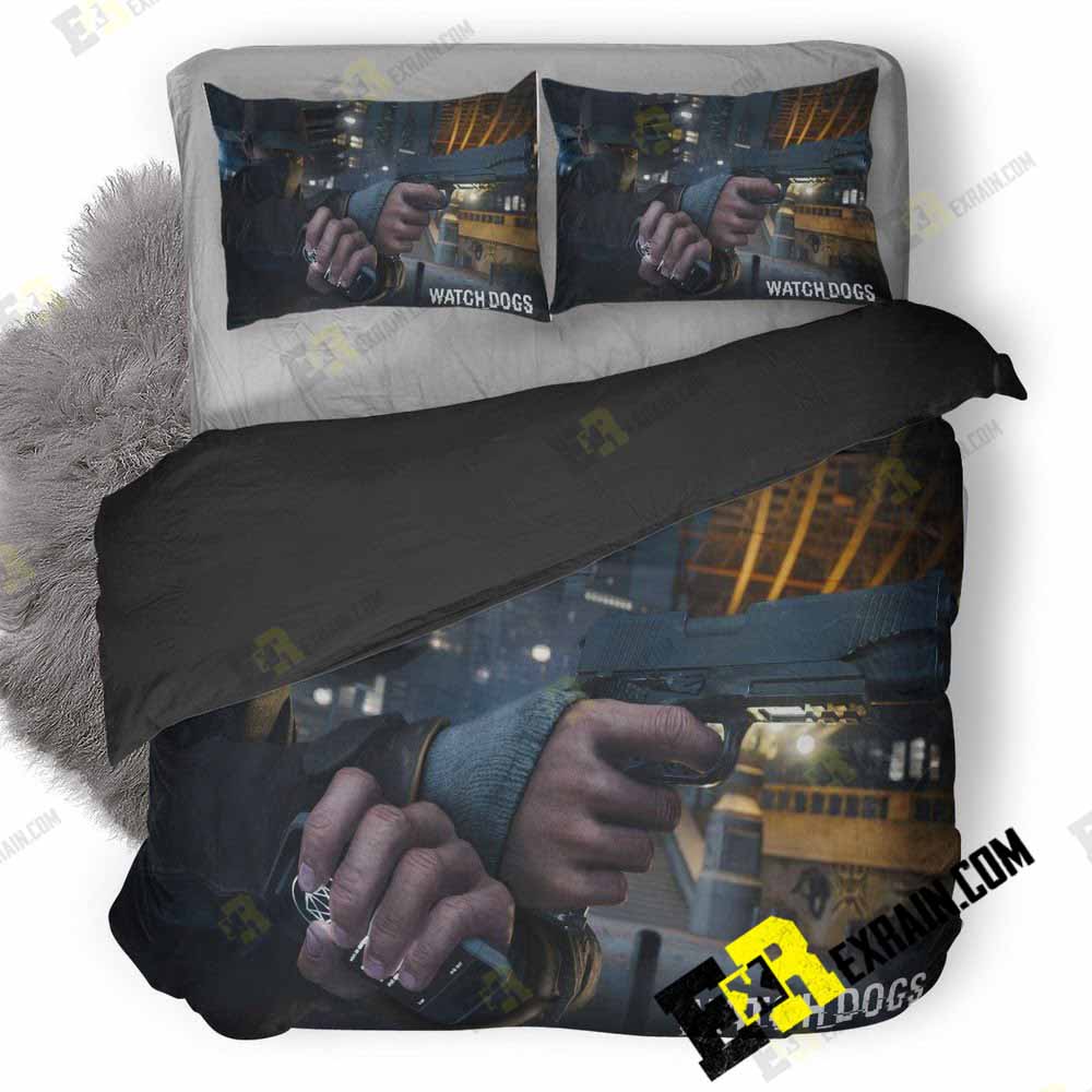 Watch Dogs 3D Customized Duvet Cover Bedding Set
