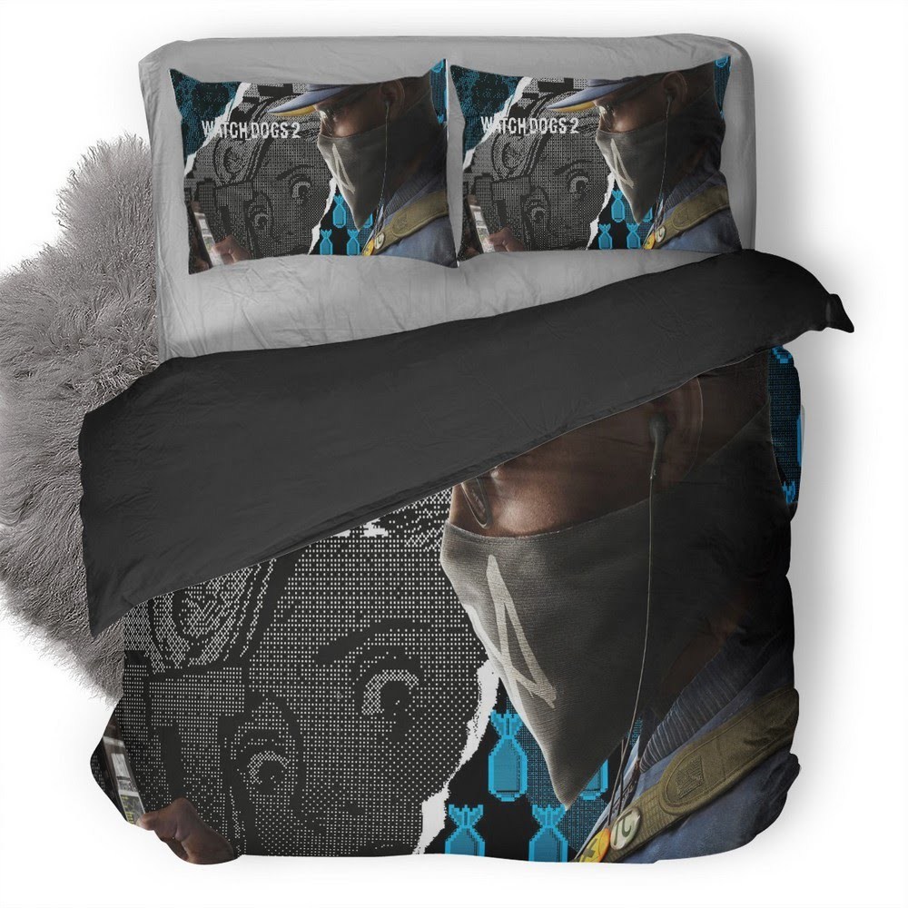 Watch Dogs 3D Customized Duvet Cover Bedding Set