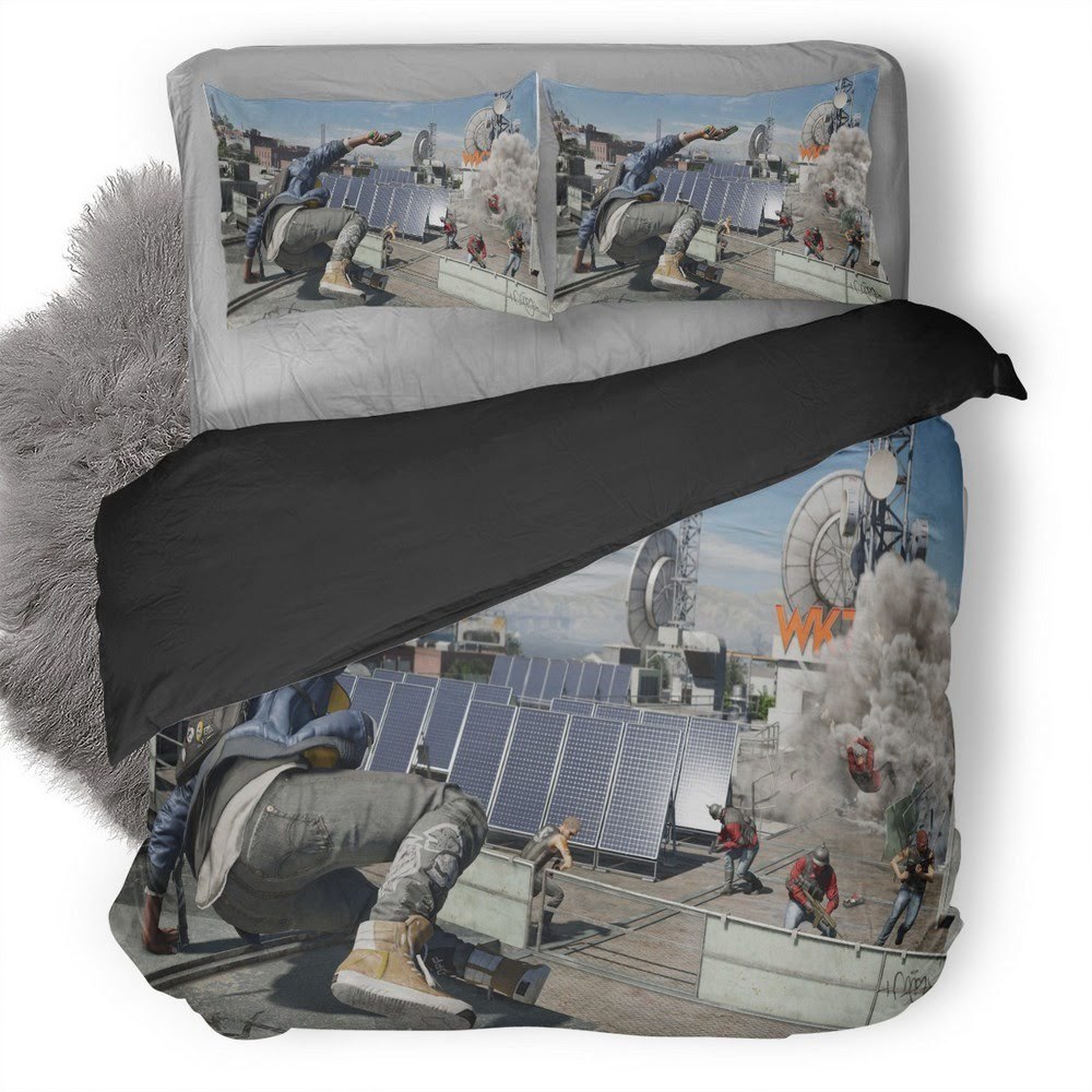 Watch Dogs 3D Customized Duvet Cover Bedding Set