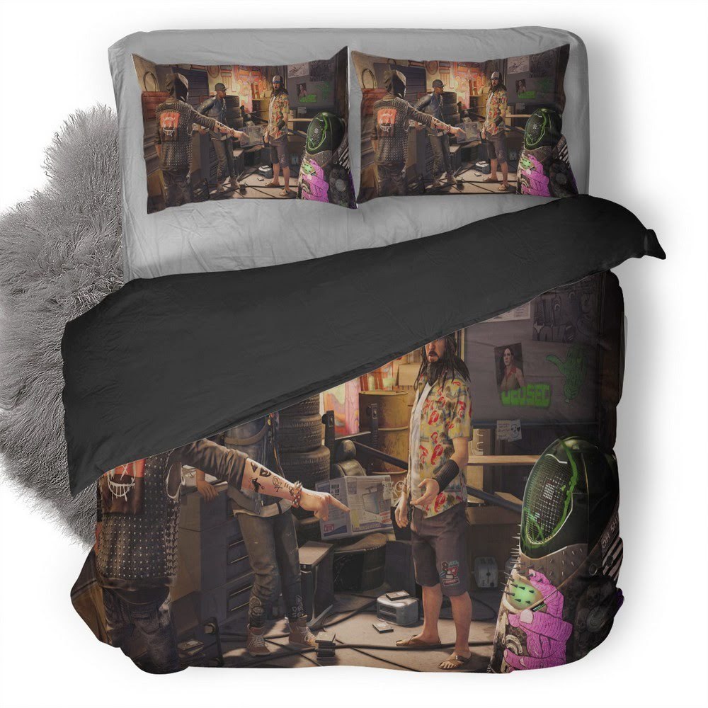 Watch Dogs 3D Customized Duvet Cover Bedding Set