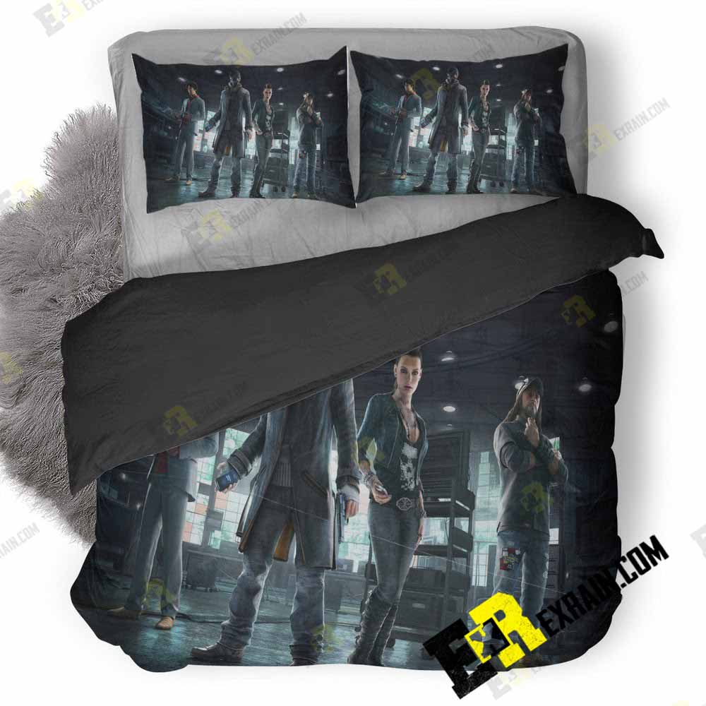 Watch Dogs 3D Customized Duvet Cover Bedding Set